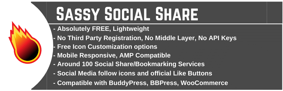Le plugin Sassy Social Share