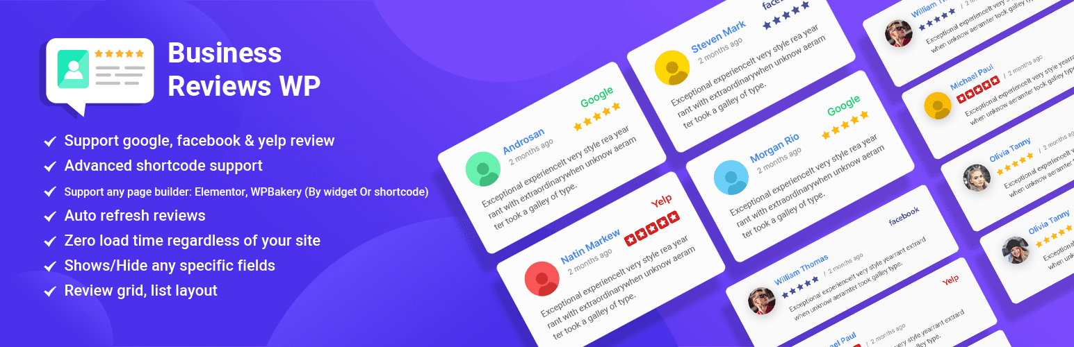 Le plugin Widget for Google Reviews
